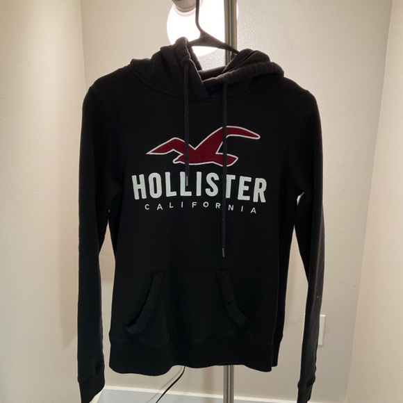 XS Black Hollister Hoodie - Picture 2 of 3